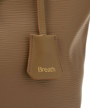 TOPKAPI 【Breath TOPKAPI】RIPPLE LOCK  リプルロック レザーコンビ トート バッグ カーキブラウン