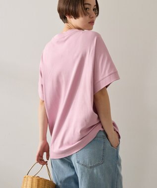 AMERICAN HOLIC 【接触冷感】スムースフレンチスリーブプルオーバー Pink