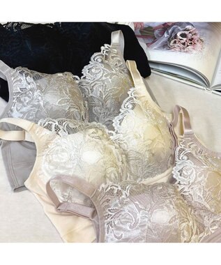 BRADELIS New York 【BRADELIS NewYork peace ブラデリス】ハートのキャッチャーカップで格上げフィットブラ24 補正 ブラジャー ノンワイヤーで楽に美バスト DB124301 モダンピンク