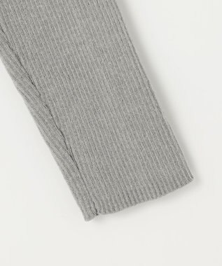 ANY 【洗濯機可】ウォームニットリブタートルネック グレー