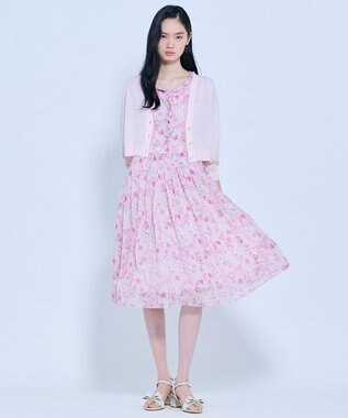 TOCCA 【星風まどかさん着用】SHEER CARDIGAN カーディガン ピンク系