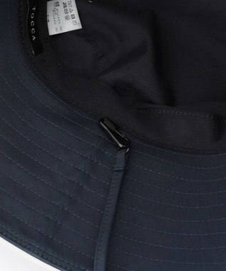 TOCCA 【サイズ調整可】TRIM RIBBON WIDE BRIM HAT ハット ネイビー系