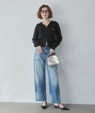 WEGO 【XS～Lサイズ展開/美脚】ストレートデニムパンツ デニム中濃加工色