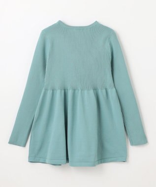 ANY リブコンビペプラムニット ミント