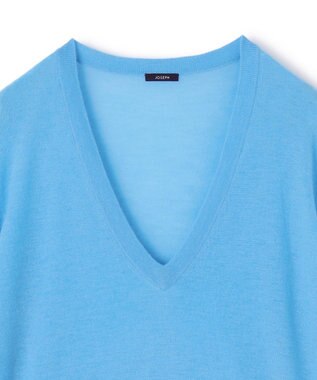 JOSEPH キャッシュエアー　Vネックニット Dark Arctic
