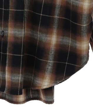 AMERICAN HOLIC バックタックチェックビエラシャツ Camel