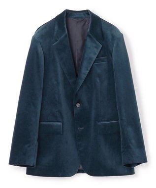 JOSEPH HOMME PONTOGLIO VELVET JACKET ダルブルー系