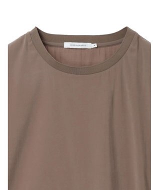 AMERICAN HOLIC 接触冷感　衿リブブラウソー Mocha