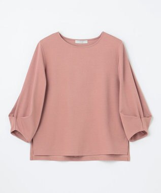  【洗濯機可】袖タックプルオーバー