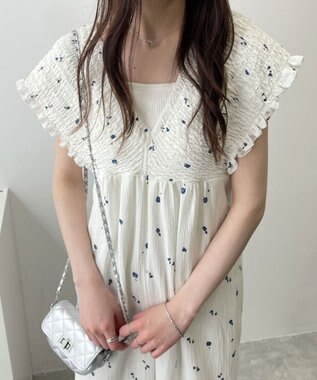 WEGO シャーリングサロペット 柄3