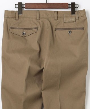 JOSEPH ABBOUD 【ウエストも伸びる】オーガニックストレッチピケ パンツ ベージュ系