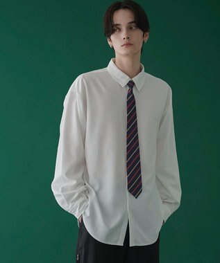  タイ付きシャツ(LS)