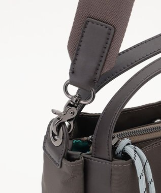 Y'SACCS 【大人のおしゃれ手帖10月号掲載】市川実和子×Y'SACCS　ナイロンすっきりミニマムトート ダークグレー