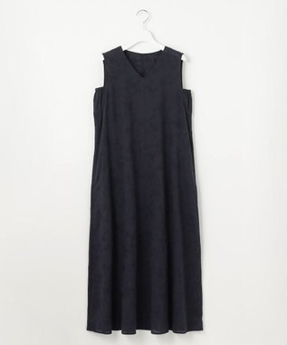 23区 【Indian Factory】フラワーエンブロイダリー ワンピース ネイビー系