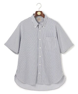 J.PRESS MEN 【KING SIZE】【吸水速乾 / 抗菌防臭 / 遮熱 / 防シワ】【J.PRESS OXFORD JERSEY】カノコインレイ半袖 シャツ / B.D.