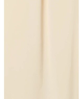 Te chichi パール釦配色タックブラウス ベージュ