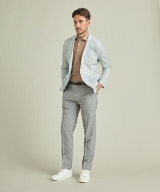 GOTAIRIKU 【ウォッシャブル】ノルマンディーリネン カーディガンジャケット（23年モデル） グリーン系8