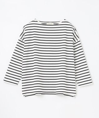 ANY オーガビッツ ボーダーカットソー ブラック