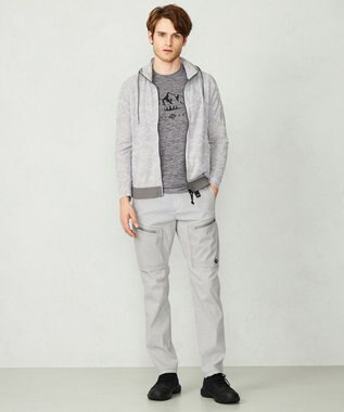 JOSEPH ABBOUD MOUNTAIN 【UNISEX】パワーストレッチリップコンビ パンツ ライトグレー系