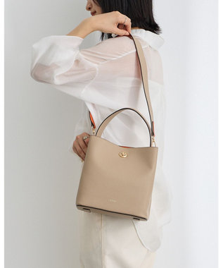 MioFIRANO ツイストロックボックスハンドバッグ 3WAY　FIRANO フィラノ BEIGE