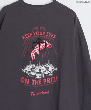 AMERICAN HOLIC Pizza Planet エイリアン/ロングTシャツ Charcoal Gray