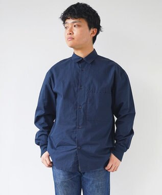 WHITE MAILS 【UNISEX】COTTON PAPER DUMP OVERSIZED シャツ コン