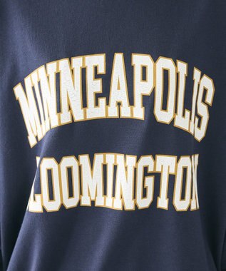 CRAFT STANDARD BOUTIQUE 【ユニセックス】裏毛プリントスウェット Navy