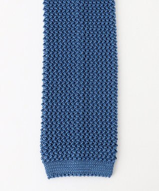 J.PRESS MEN シルク無地 ニットタイ ブルー系