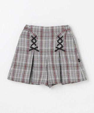 組曲 KIDS 【110-140㎝】グレンチェック キュロット モノトーン