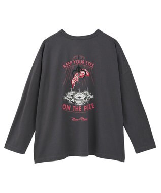AMERICAN HOLIC Pizza Planet エイリアン/ロングTシャツ Charcoal Gray