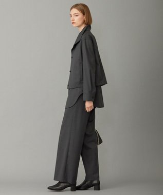 ICB 【洗える】 TWブロード ブルゾン チャコール系