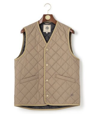 J.PRESS MEN メモリーツイルキルティングベスト ベージュ系