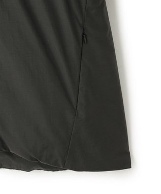 ICB 【WEB限定カラーあり・撥水加工】ADSダウン フーデットミドル丈コート チャコールグレー系