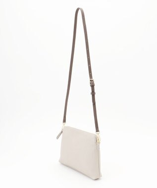 J.PRESS LADIES 【2点セット・A4サイズ収納可】MULTIトートバッグ ライトグレージュ×モカ系