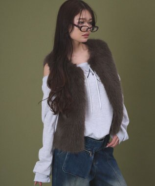 WEGO Fファーベスト ブラウン