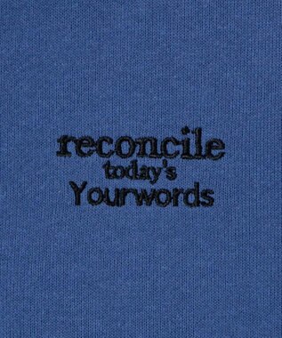 WEGO ハーフジップショートスウェット ブルー