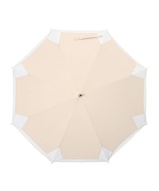 MOONBAT 【フルラ （FURLA）】晴雨兼用日傘 長傘 バイカラーロゴ刺繍 一級遮光 UV ベージュ