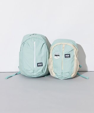 HELLY HANSEN 【キッズ・反射材・記名ラベル・ホイッスル付き】スカルスティンパック15L ショアグリーン