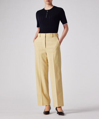 Paul Smith 【洗える】リブアイレット 半袖ニット ブラック