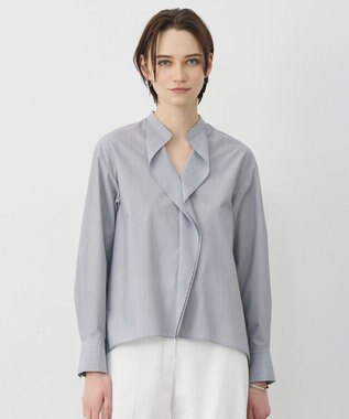 ICB L 【先行予約】クリーンブロード ラッフルデザイン プルオーバーブラウス