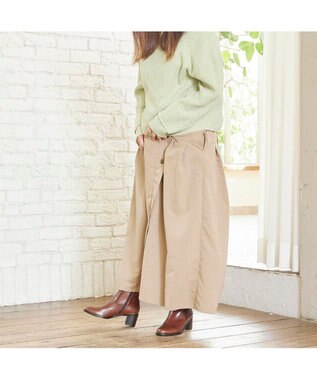 ing <ing>カジュアルハーフブーツ ブラウン