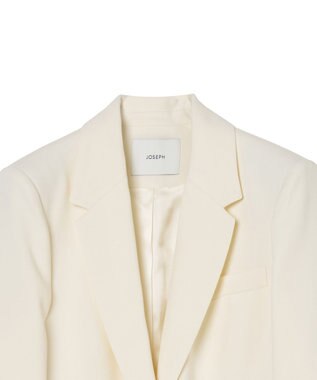 JOSEPH 【FOUNDATIONS】コンフォートキャディー　シングルブレストジャケット Ivory