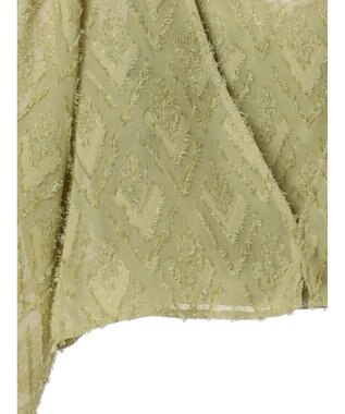 earth music&ecology ＳＥＴ２点カットジャカードカーディガン＋ビスチェ Lime Green