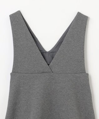 組曲 KIDS 【110-140㎝】【前後着用可】2WAY ジャンスカ チャコール