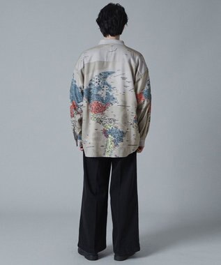 WEGO アムンゼンパターンBIGシャツ 柄3