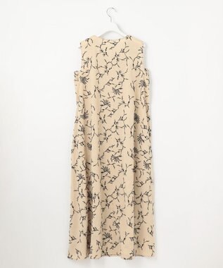 23区 【Indian Factory】フラワーエンブロイダリー ワンピース ベージュ系