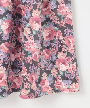 ANY KIDS 花柄 ドッキング ワンピース ピンク系花柄