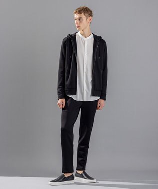 JOSEPH HOMME コンフォートクリアオックス　バンドカラーシャツ ホワイト系