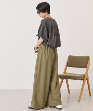 AMERICAN HOLIC バックロゴルーズＴシャツ Charcoal Gray