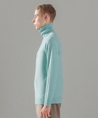 JOSEPH HOMME ピュアカシミヤ　タートルネックニット スモーキーグリーン系